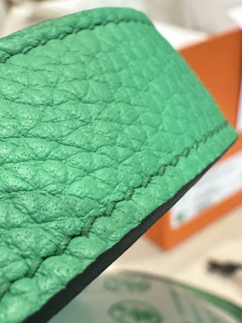 Hermès Picotin 18 Taurillon Clemence Vert Comics Gold Hardware - Image 7
