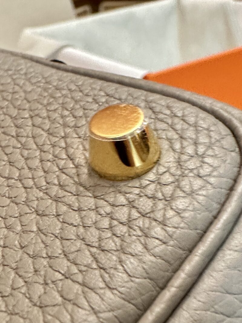 Hermès Picotin 18 Clemence Gris Asphalt Gold Hardware - Image 8