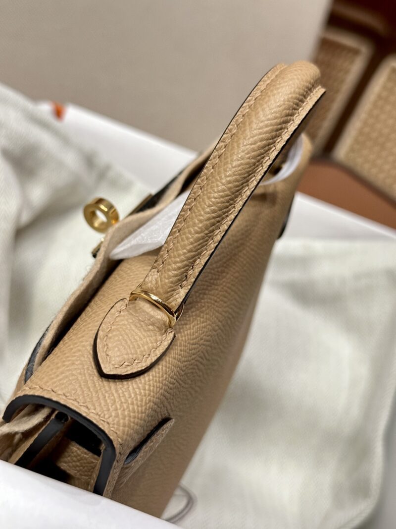 Hermès Mini Kelly Epsom Chai Gold Hardware - Image 4