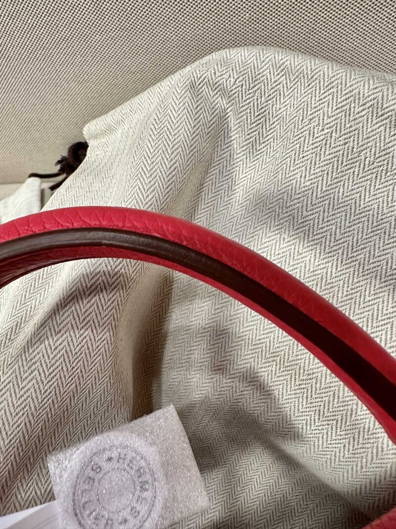 Hermès Kelly 25 Togo Rose Silver Hardware - Image 9
