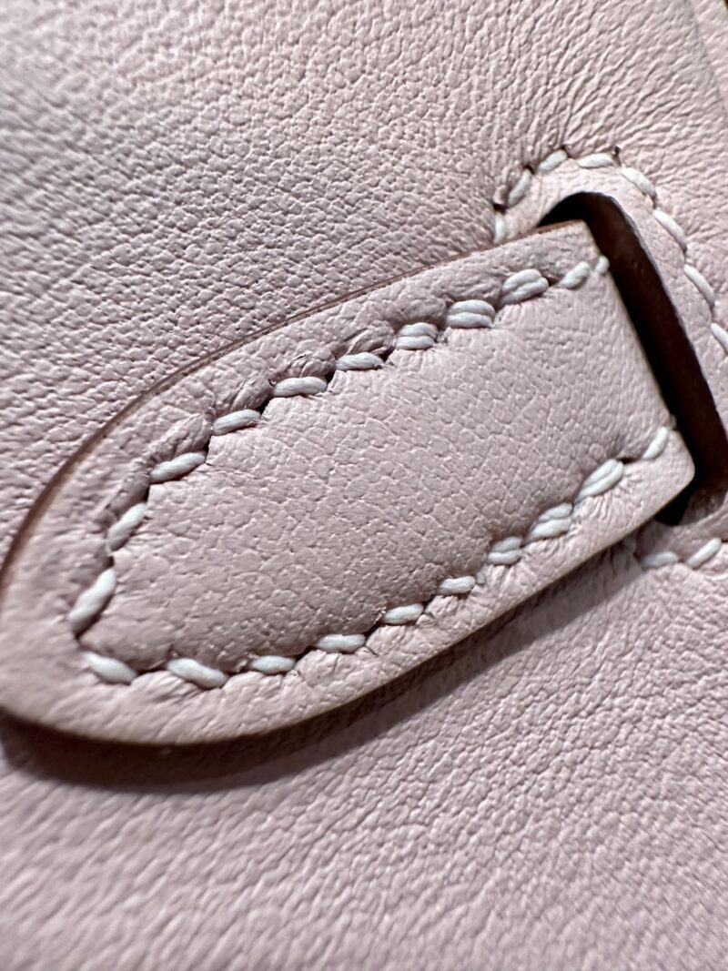 Hermès Birkin 25 Rose Sakura Swift Palladium Hardware - Image 8