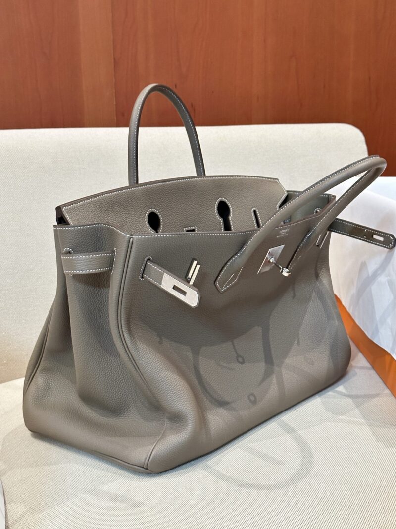 Hermès Birkin 40 Etoupe Togo Palladium Hardware - Image 3