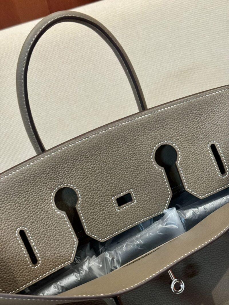 Hermès Birkin 35 Etoupe Togo Palladium Hardware - Image 5