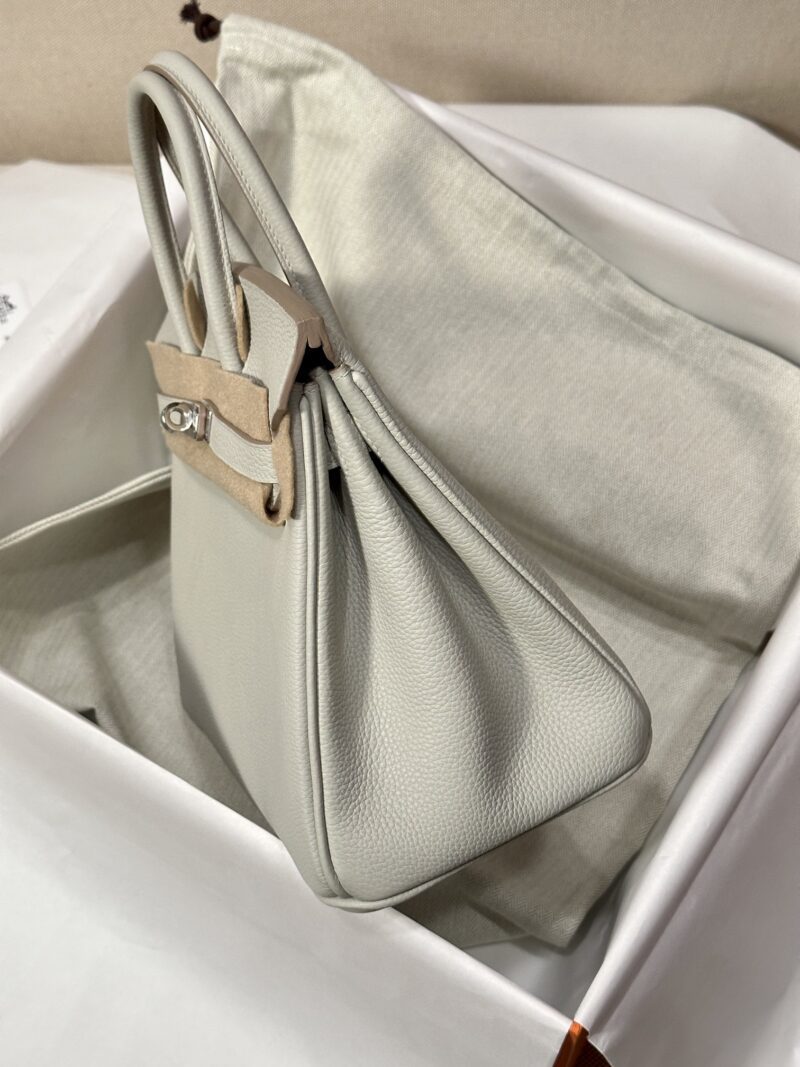 Hermès Birkin 25 Gris Pearl Togo Palladium Hardware - Image 7
