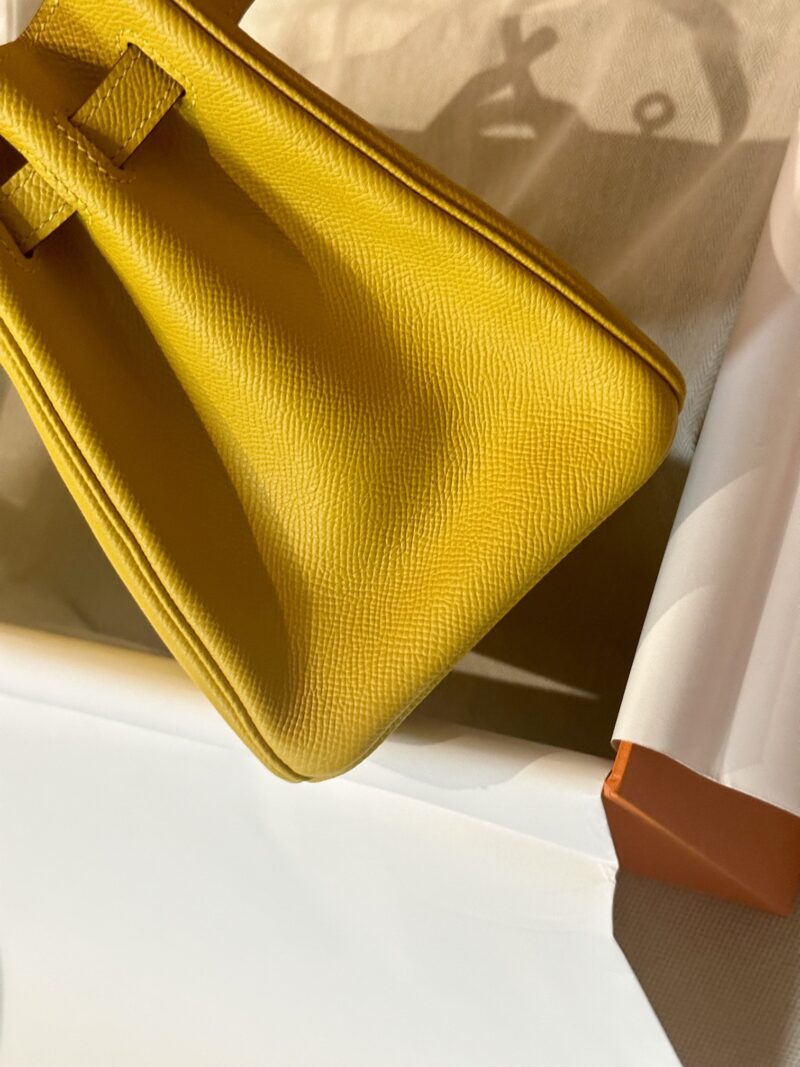 Hermès Birkin 25 Amber Epsom Gold Hardware - Image 9