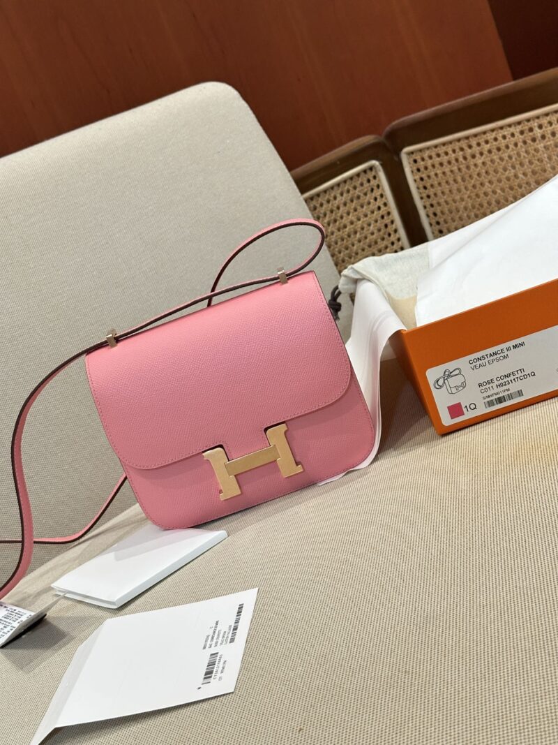 Hermès Constance 19 Rose Confetti, Rose Gold Epsom Gold Hardware - Image 5