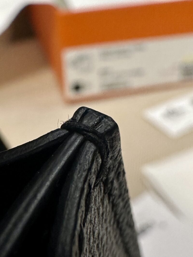Hermès Constance 18 Noir, Lizard Buckle Epsom Palladium Hardware - Image 7