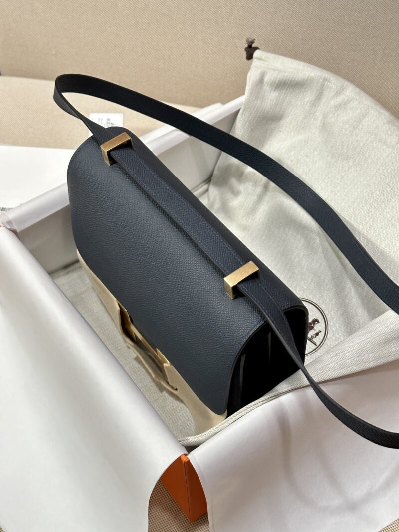 Hermès Constance 24 Blue Nuit Epsom Gold Hardware - Image 6