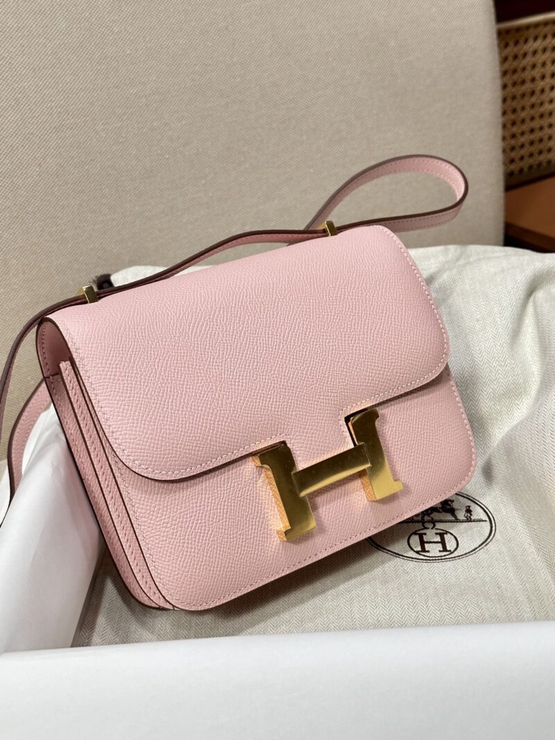 Hermès Constance 19 Rose Sakura Epsom Gold Hardware - Image 2