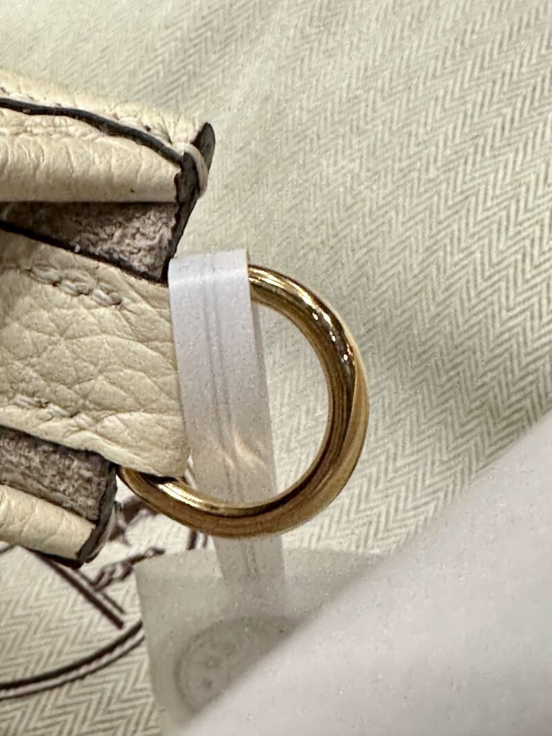 Hermès Mini Evelyne 16 Taurillon Clemence Nata Gold Hardware - Image 8