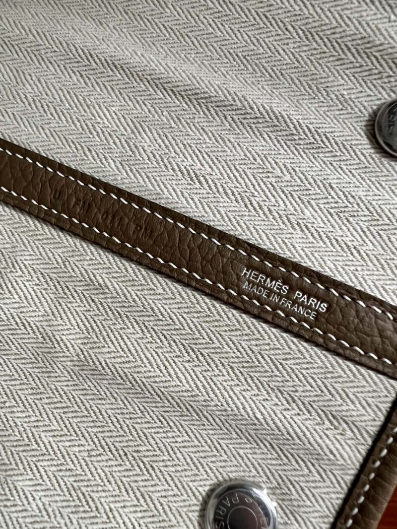 Hermès Garden Party 36 Country Etoupe Silver Hardware - Image 8