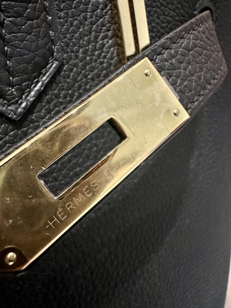 Hermès Birkin 30 Noir Togo Gold Hardware - Image 21