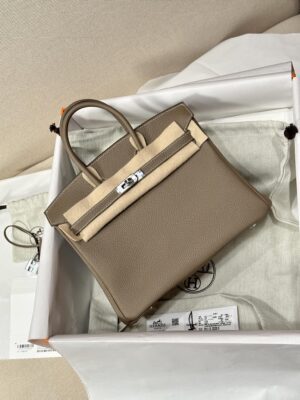Hermès Birkin 25 Etoupe Togo Gold Hardware