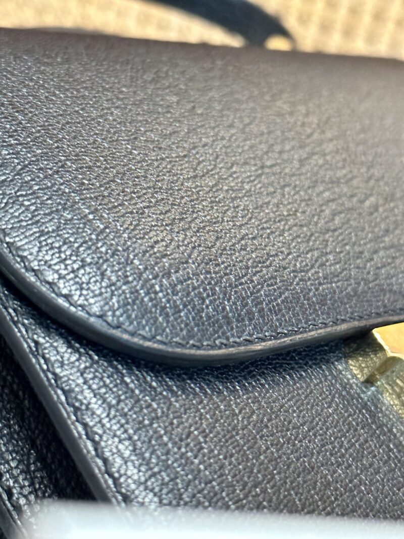 Hermès Constance 19 Noir Chevre Palladium Hardware - Image 9