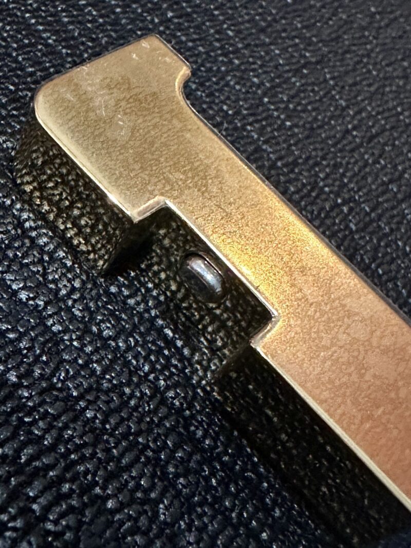 Hermès Constance 19 Noir Chevre Palladium Hardware - Image 12