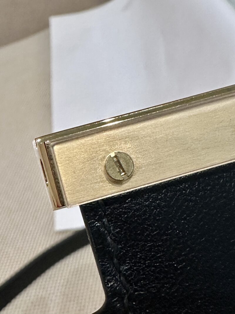 Hermès Constance 19 Noir Chevre Palladium Hardware - Image 14