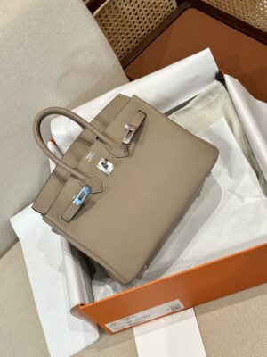 Hermès Birkin 25 Gris Tourterelle Togo Gold Hardware