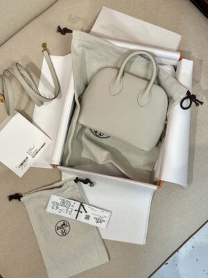 Hermès Mini Bolide 18 Evercolor Beton Gold Hardware