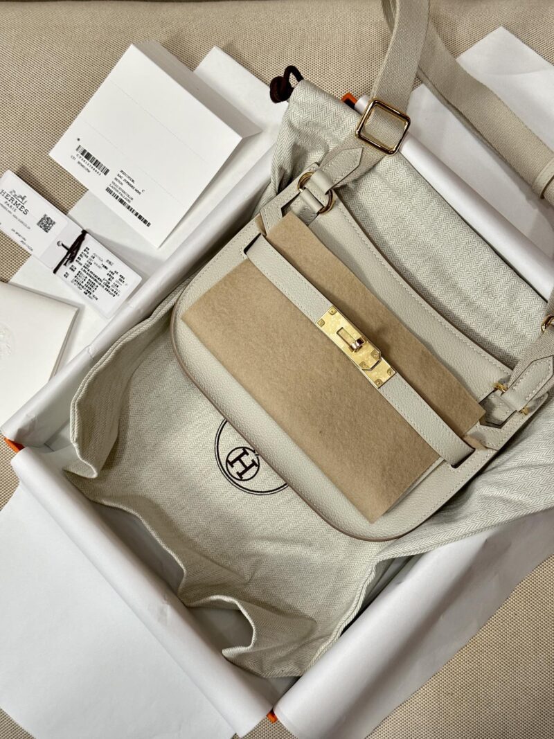 Hermès Mini Jypsiere 23 Evercolor Beton Gold Hardware