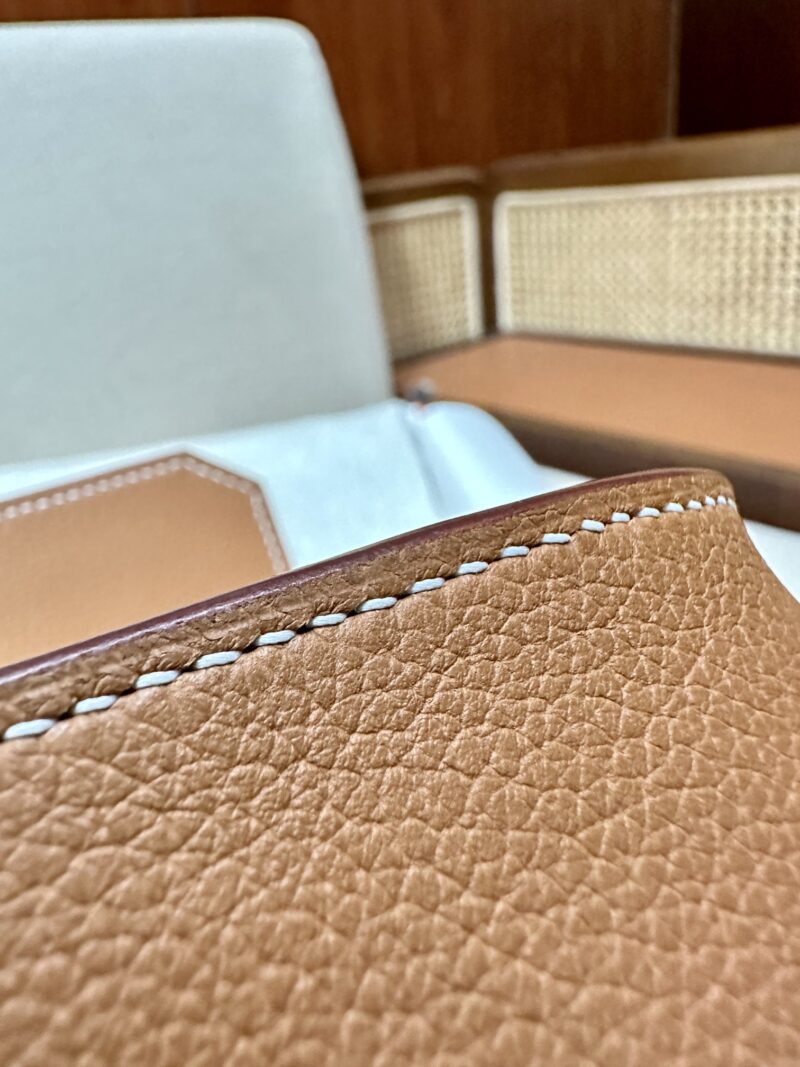Hermès Jypsiere 23 Evercolor Gold Gold Hardware - Image 12