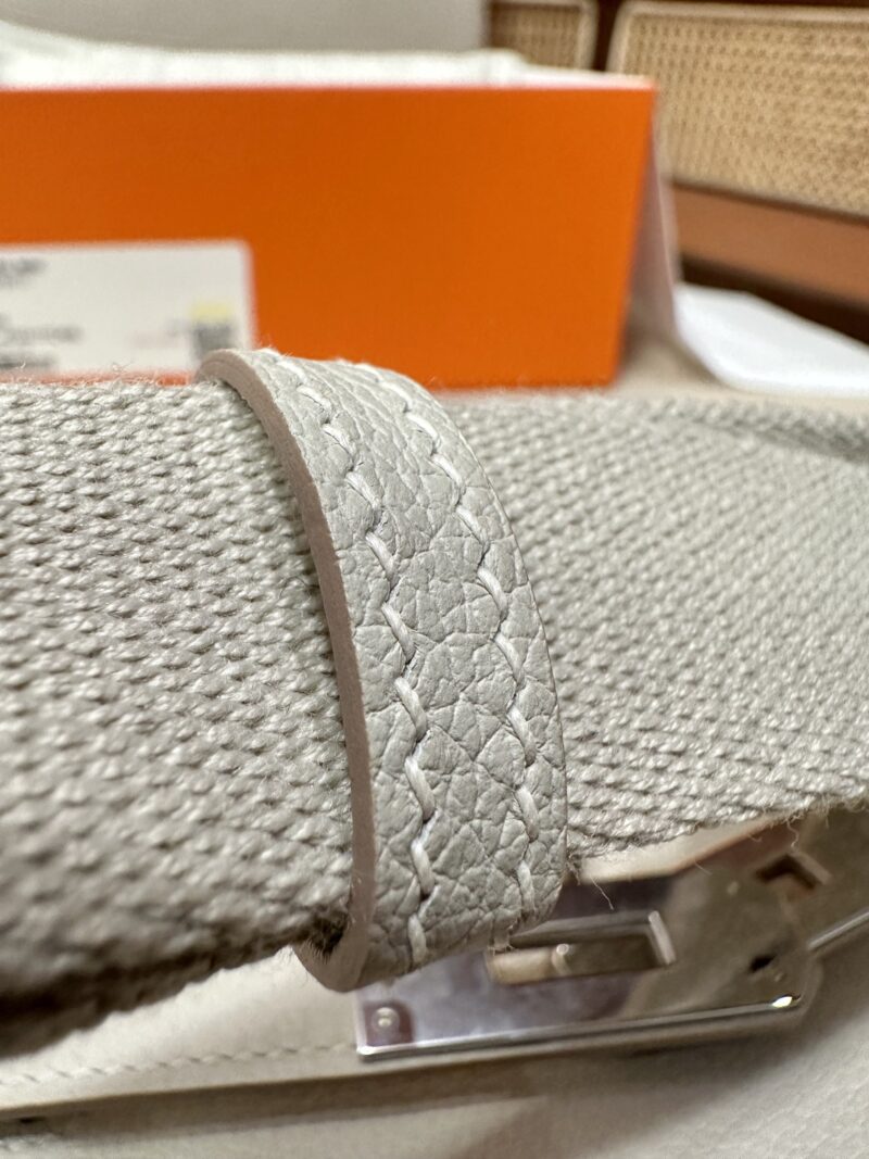 Hermès Jypsiere 23 Evercolor Beton Silver Hardware - Image 26