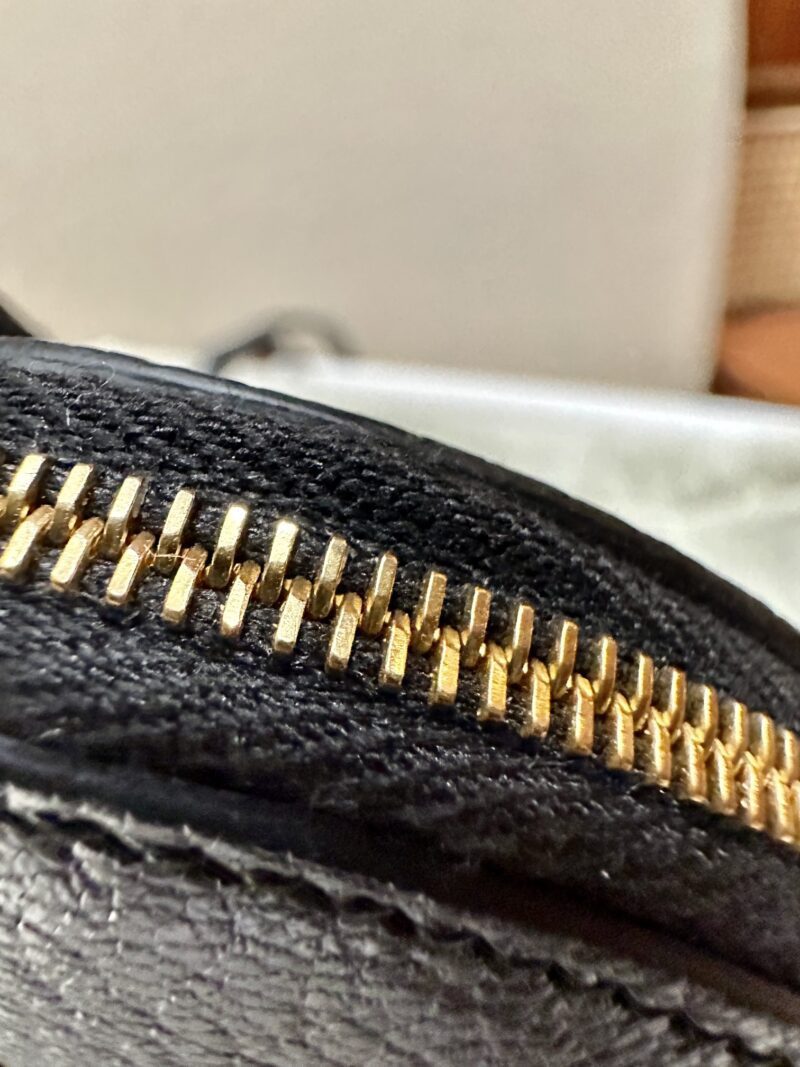 Hermès Mini Bolide 18 Chevre Noir Gold Hardware