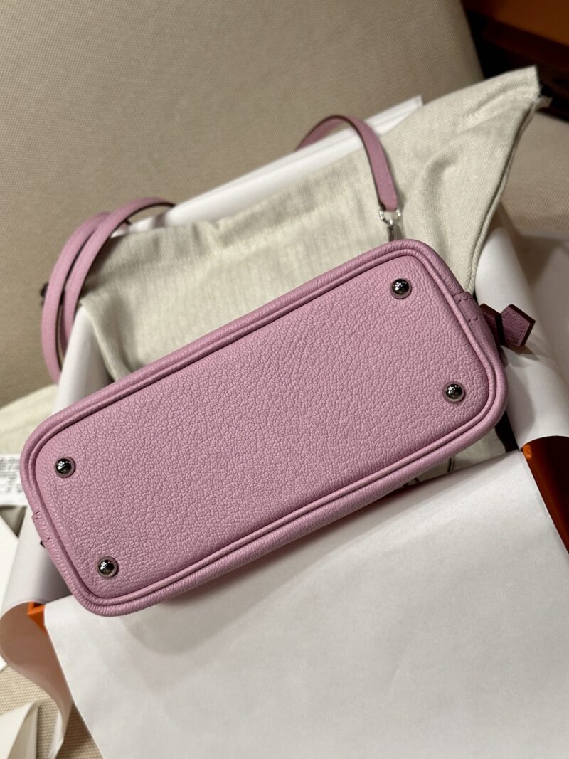 Hermès Mini Bolide 18 Chevre Mauve Sylvestre Silver Hardware
