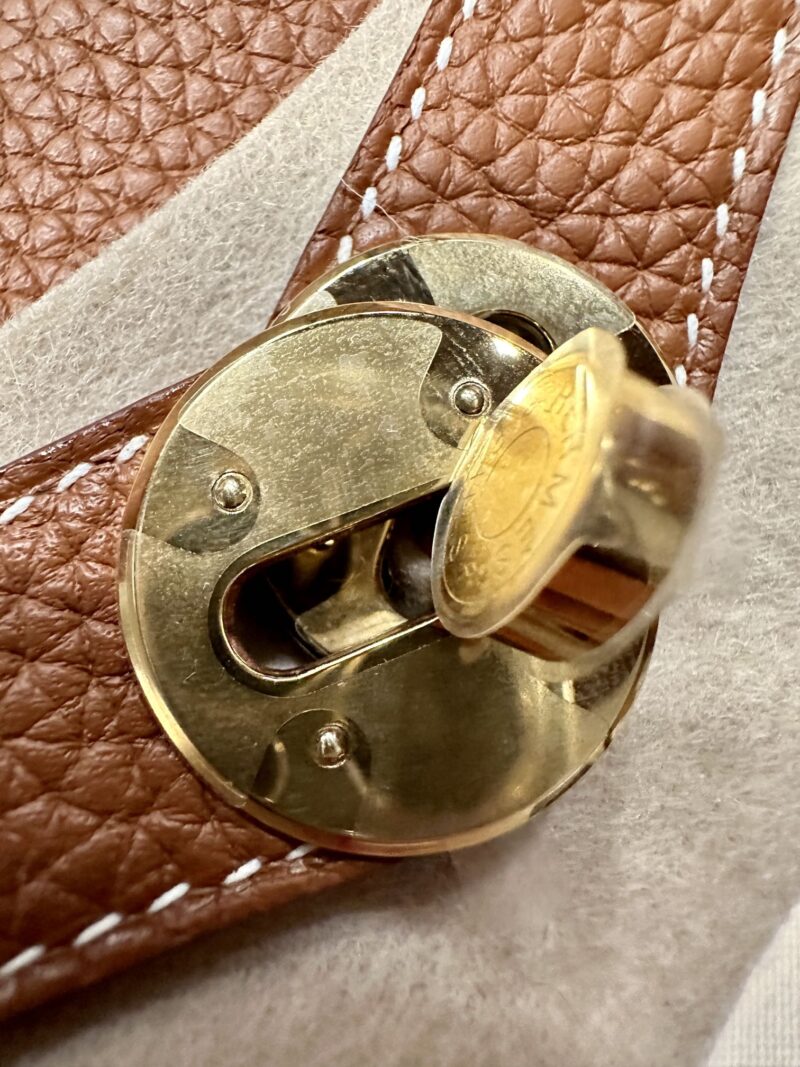 Hermès Lindy 26 Taurillon Clemence Gold Gold Hardware - Image 4