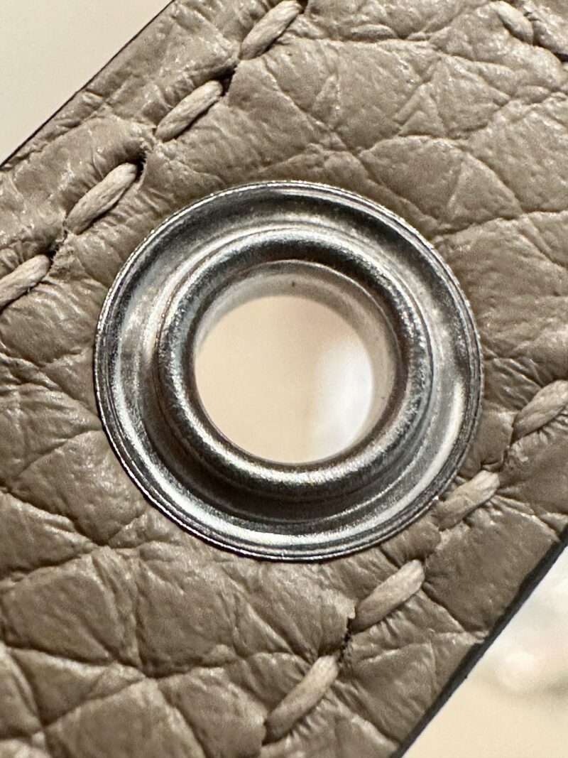 Hermès Picotin 18 Clemence Gris Tourterelle Silver Hardware - Image 6