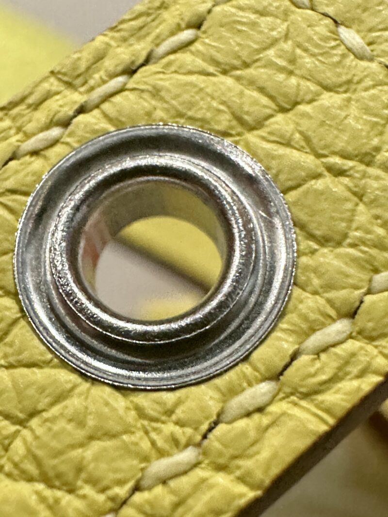 Hermès Picotin 18 Clemence Jaune Citron Silver Hardware - Image 7