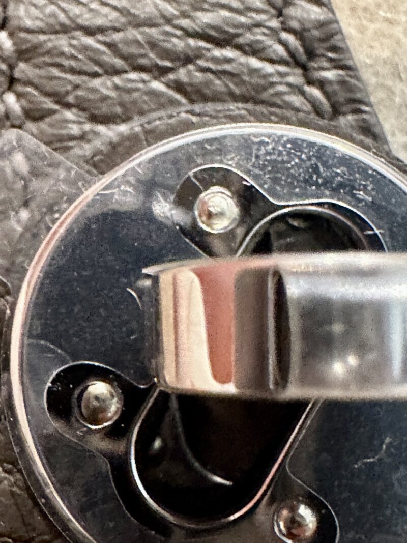 Hermès Mini Lindy 19 Taurillon Clemence Etain Silver Hardware - Image 10