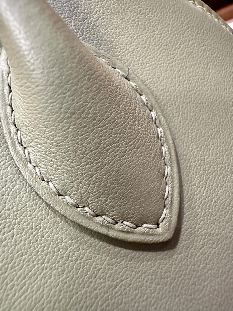 Hermès Bolide 27 Swift Sauge Silver Hardware