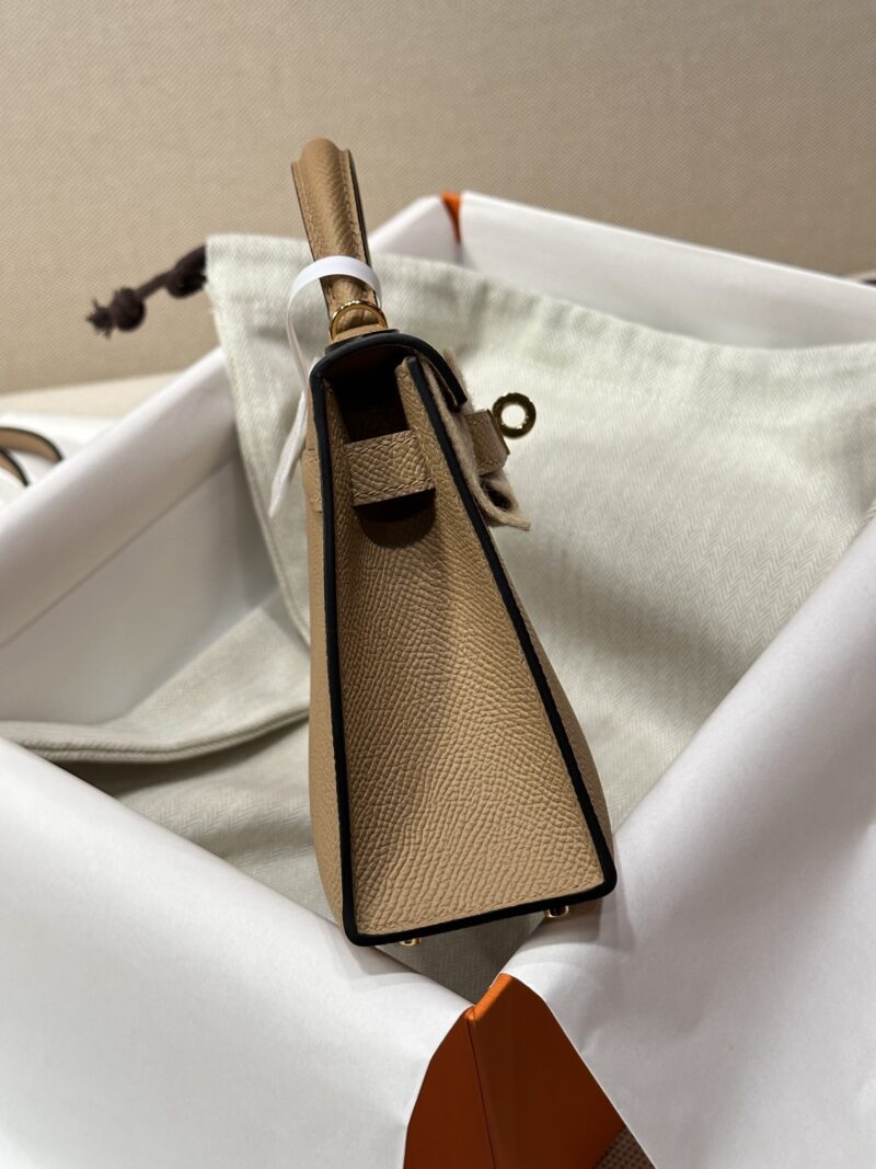 Hermès Mini Kelly Epsom Chai Gold Hardware - Image 5