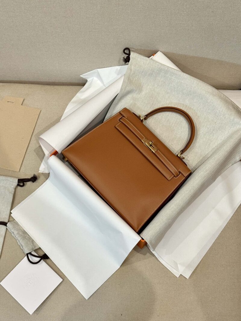 Hermès Kelly 25 Epsom Gold Gold Hardware