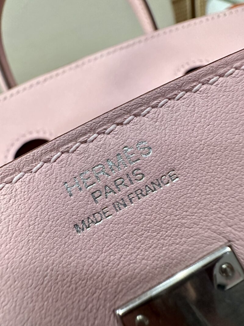 Hermès Birkin 25 Rose Sakura Swift Palladium Hardware - Image 5