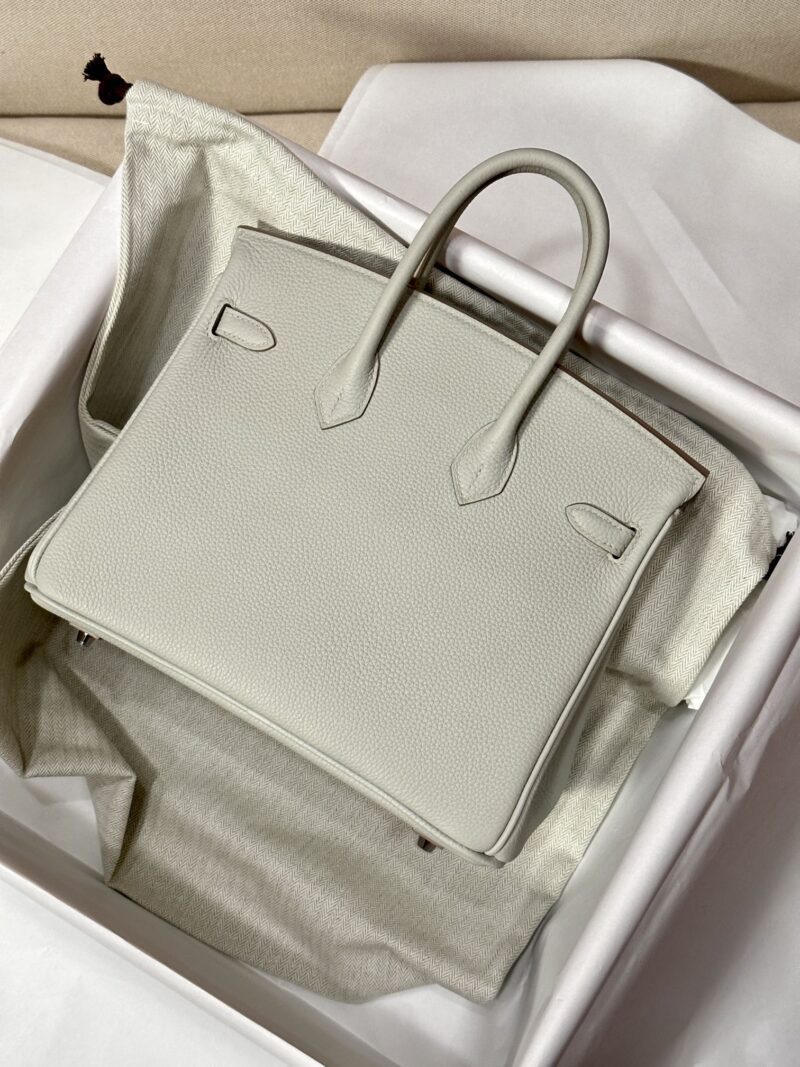 Hermès Birkin 25 Gris Pearl Togo Palladium Hardware - Image 2