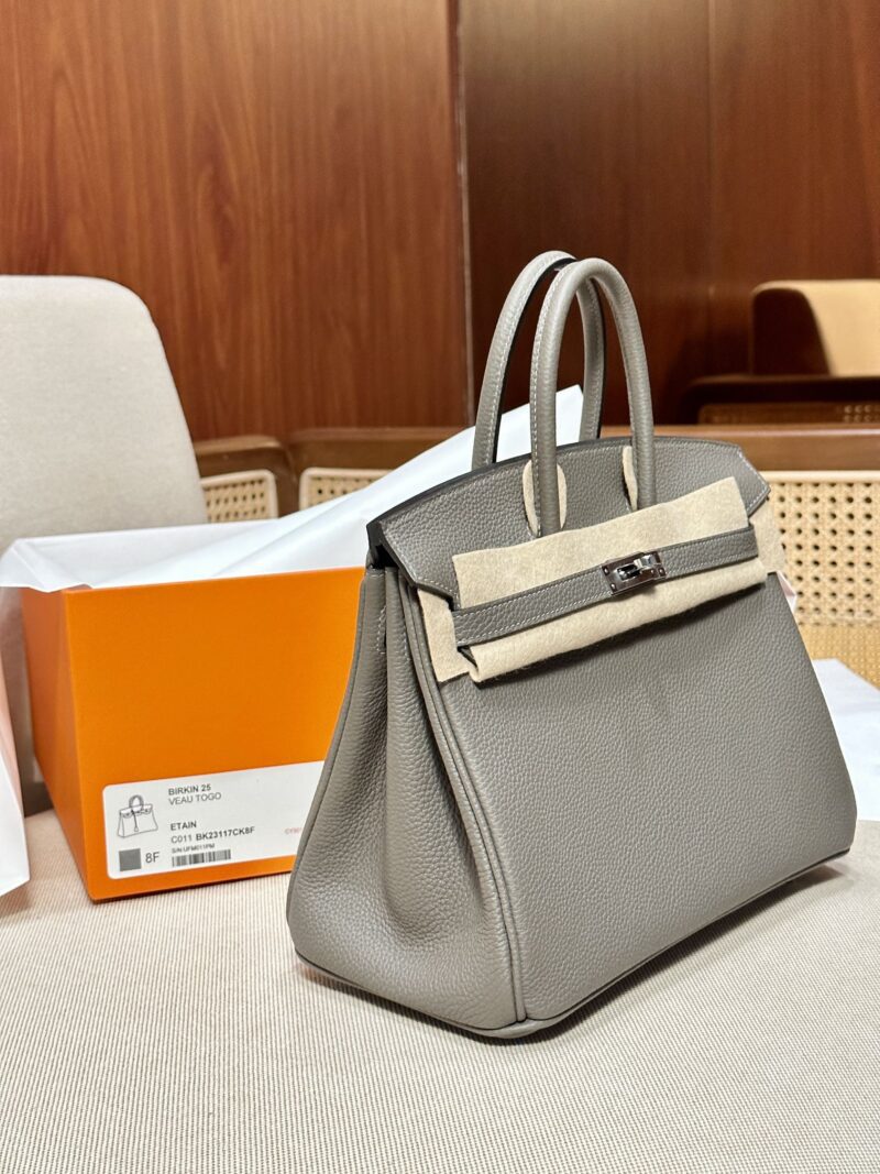 Hermès Birkin 25 Etain Togo Gold Hardware - Image 3