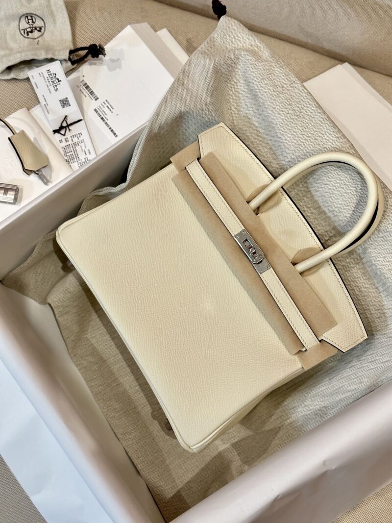Hermès Birkin 25 Nata Epsom Palladium Hardware