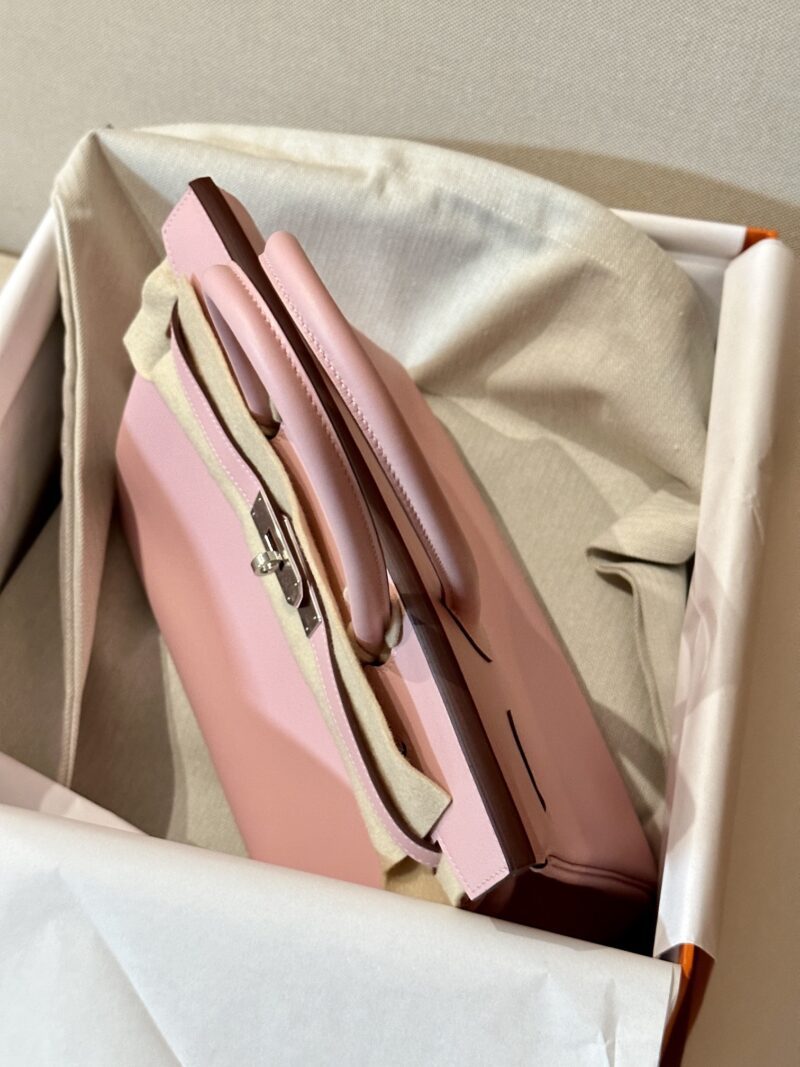 Hermès Birkin 30 Rose Sakura Swift Palladium Hardware - Image 3