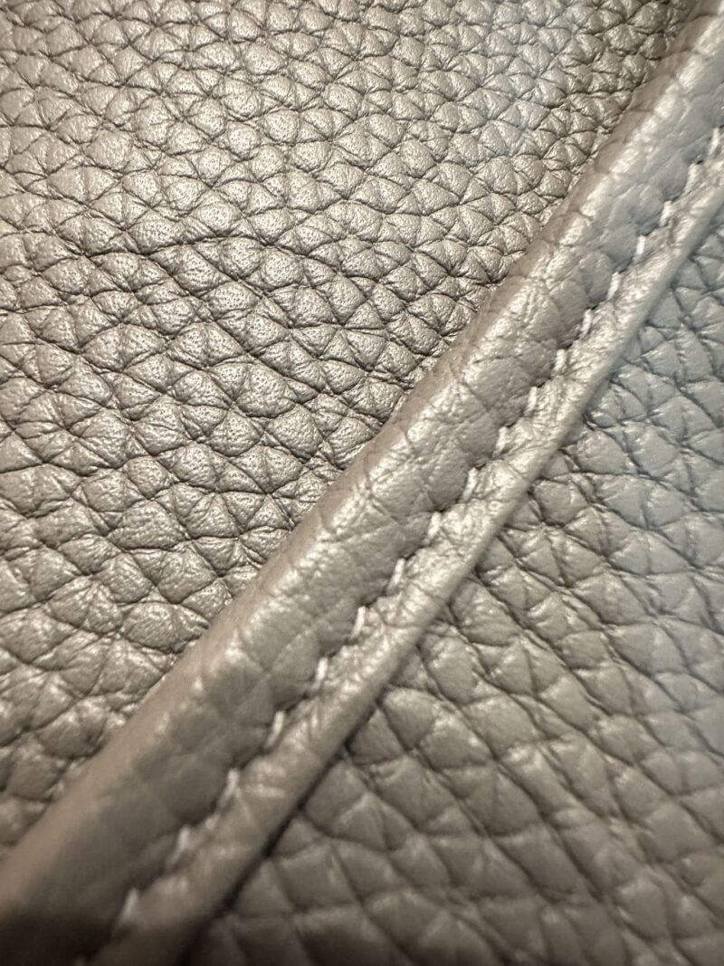 Hermès Evelyne 29 Taurillon Clemence Gris Meyer Silver Hardware - Image 7