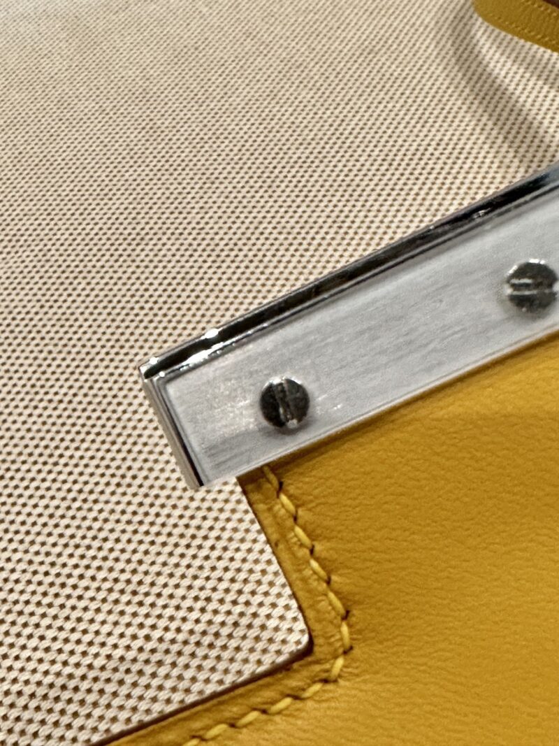 Hermès Constance 19 Amber Epsom Palladium Hardware - Image 7