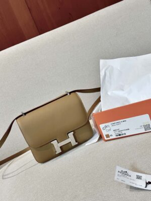 Hermès Constance 18 Biscuit Swift Palladium Hardware