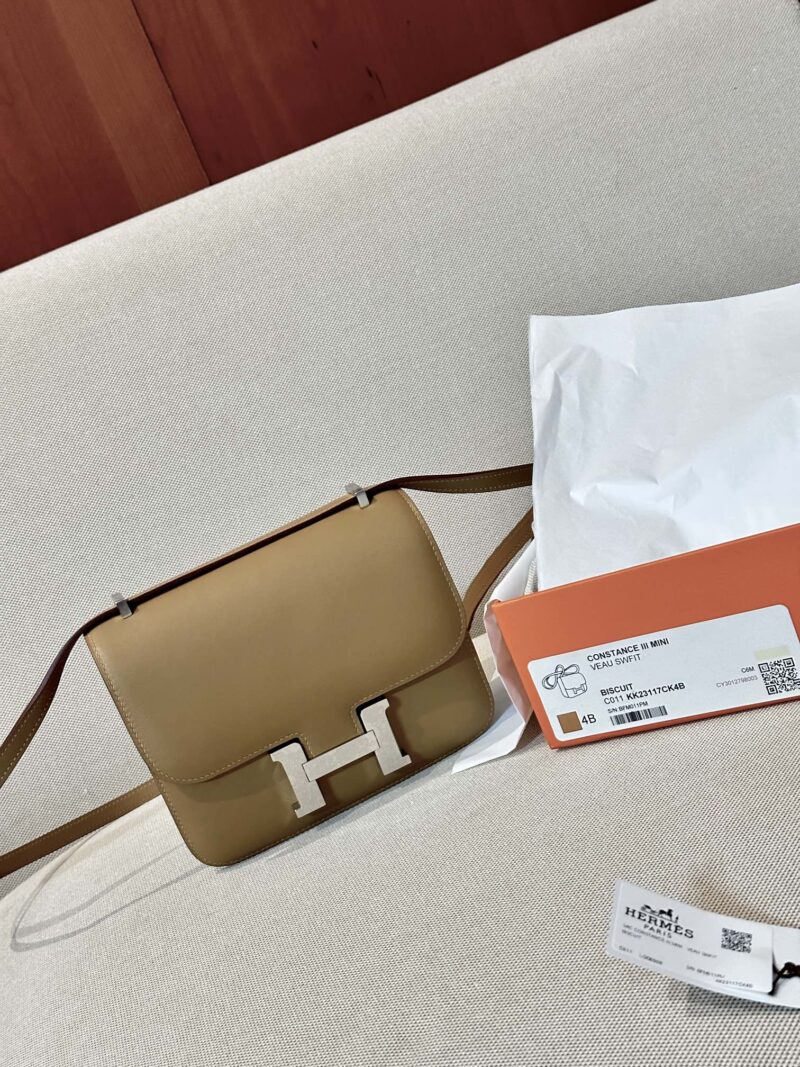 Hermès Constance 18 Biscuit Swift Palladium Hardware