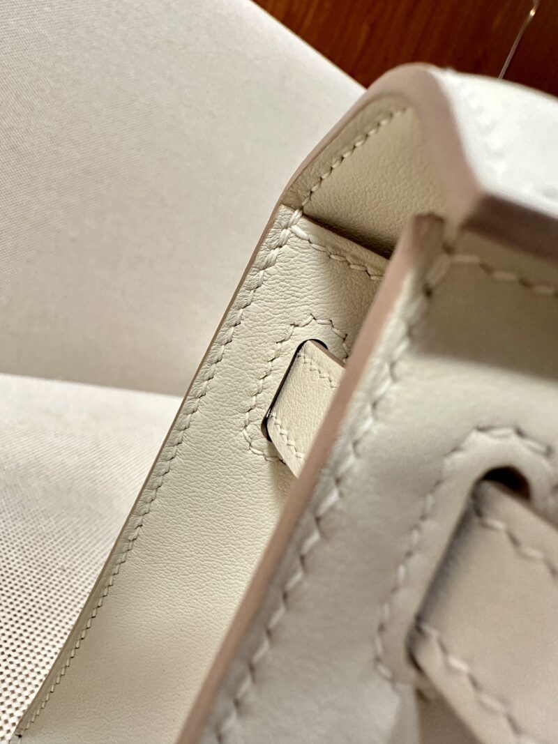 Hermès Kelly Pochette Craie Swift Gold Hardware
