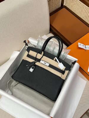 Hermès Birkin 30 Noir Togo Palladium Hardware