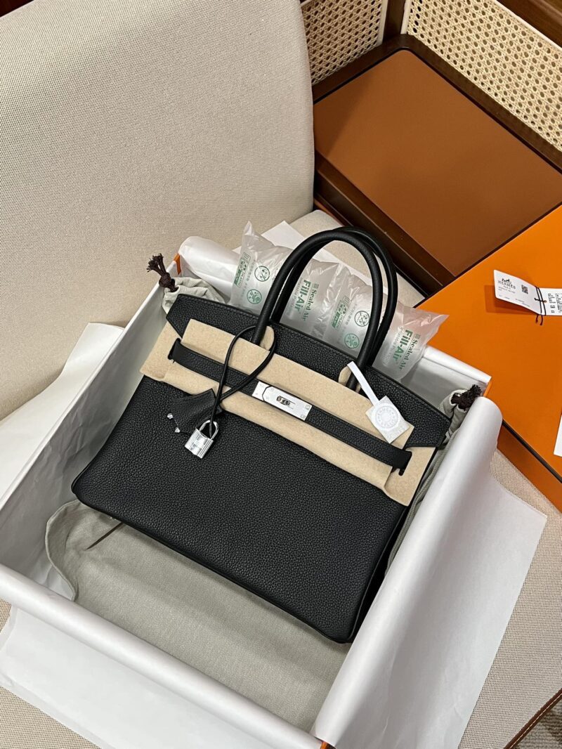 Hermès Birkin 30 Noir Togo Palladium Hardware