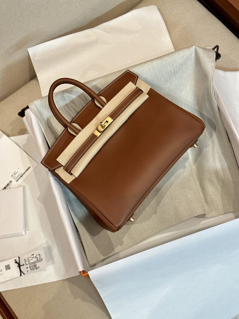 Hermès Birkin 25 Gold Barenia Gold Hardware