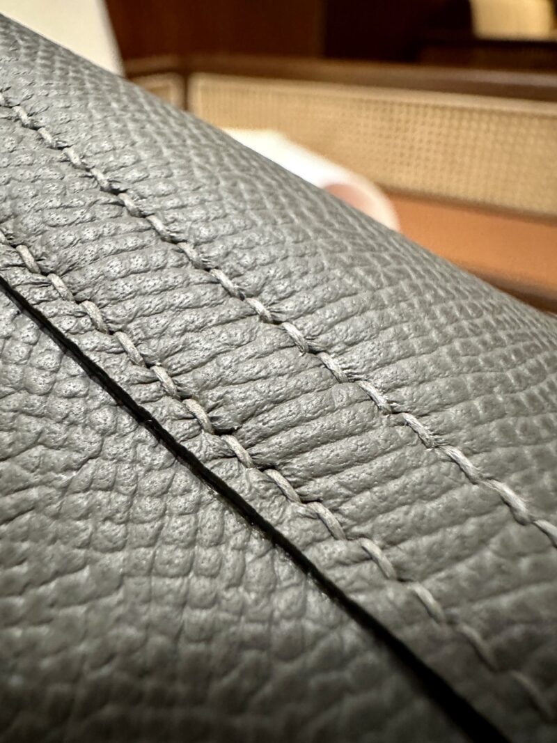 Hermès Bolide 27 Epsom Gris Meyer Gold Hardware