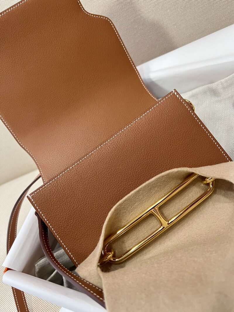 Hermès Roulis 19 Evercolor Gold Gold Hardware - Image 3