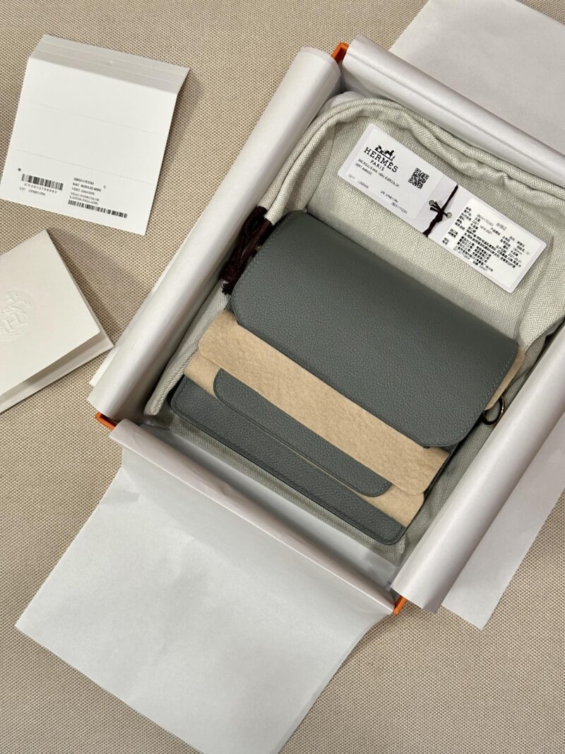Hermès Roulis 19 Evercolor Vert Amande Gold Hardware